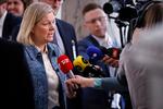 Socialdemokraternas leder, Magdalena Andersson, var svensk statsminister fra 2021 til 2022. Hendes mål er at generobre posten, men nu er hun kastet ud i et stormvejr,der kan påvirke hendes chancer. Foto: Jens Dresling