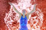 Helena Rosendahl Bach sikrede i Doha den 21. VM-medalje til dansk svømning.​ Foto: Manan Vatsyayana/Ritzau Scanpix