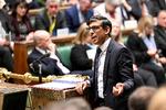 Storbritanniens premierminister, Rishi Sunak, til spørgetid i parlamentet i London.  Foto: Uk Parliament/maria Unger/Ritzau Scanpix