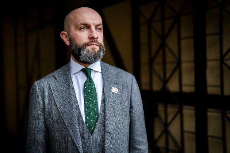 Den ukrainske ambassadør i Danmark, Andriij Yanevskyij, siger, at en våbenhvile ikke kan komme på tale. Foto: Ida Marie Odgaard/Ritzau Scanpix