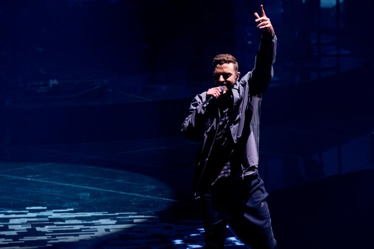 Justin Timberlake vender tilbage til Royal Arena i København til august. her ses han ved koncert samme sted i 2018. Foto: Mads Nissen