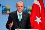 Tyrkiets præsident Recep Tayyip Erdogan blokerede i mange år for, at Finland og Sverige kunne blive optaget i Nato.  Foto: Ludovic Marin/Ritzau Scanpix