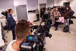 »Der er fortsat én magtinstans, der endnu ikke er stillet til ansvar: pressen selv«, skriver Christian Jensen. Foto fra dialogmøde på Borup Skole.  Foto: Finn Frandsen