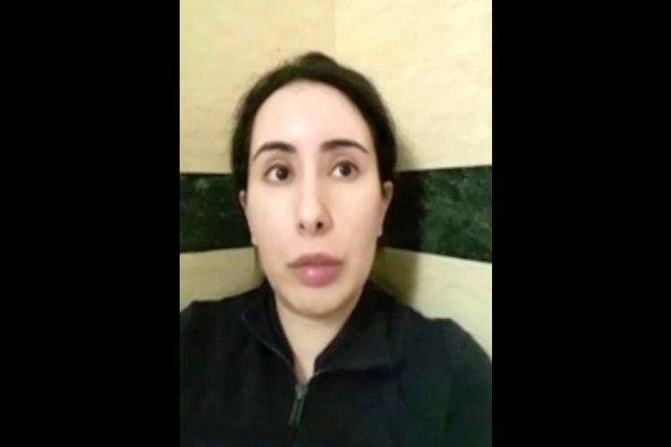 Latifa, der er et af Sheik Mohammeds i omegnen af 30 børn (antallet er omgærdet med usikkerhed), flygtede ikke en, men to gange fra sin autokratiske far og et liv i ufrihed i Dubais kongefamilie.  Foto: Uncredited/Ritzau Scanpix