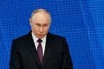 Vladimir Putin på dagens tale til nationen.  Foto: Evgenia Novozhenina/Ritzau Scanpix