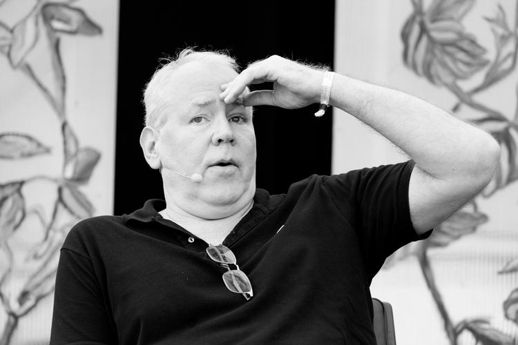     Den amerikanske forfatter Bret Easton Ellis optrådte sidste år på Heartland Talks.   Foto: Thomas Borberg