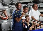 Holger Runes træner Patrick Mouratoglou var på plads under danskerens kamp.   Foto: Henry Romero/Ritzau Scanpix