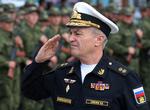 Den Internationale Straffedomstol har udstedt arrestordre på blandt andet admiral i flåden Viktor Nikolajevitj Sokolov (billedet) og generalløjtnant Sergej Ivanovitj Kobylasj. Foto: Alexey Pavlishak/Ritzau Scanpix