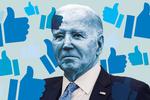 Kan almindelige amerikanere på sociale medier vinde valget for Joe Biden? Illustration Freja Juul Pedersen