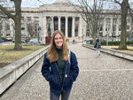 Fiona Shortt, 21 år, er republikaner. Hun så allerhelst en yngre kandidat, men kan ende med at stemme på Donald Trump til november. Foto: Michael Thykier 