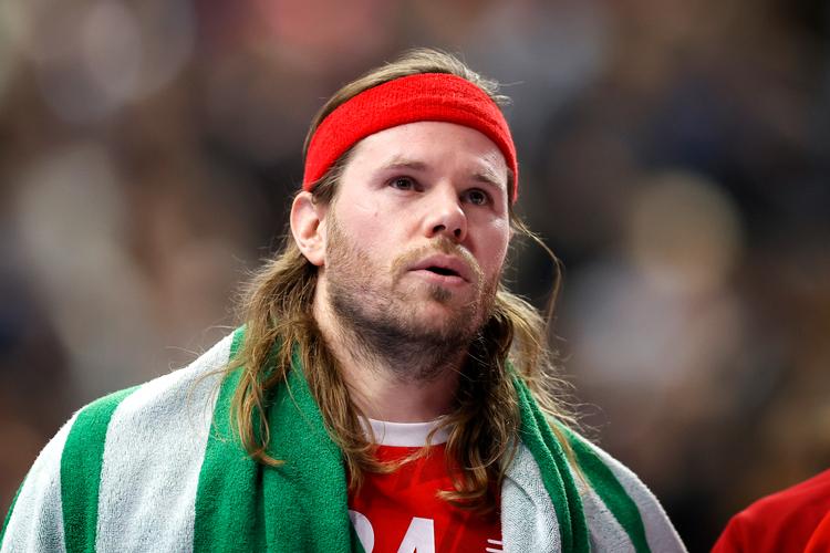 Mikkel Hansen skal holde pause, men Aalborg håber at have ham tilbage til slutspillets start. Foto: Jens Dresling