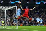 For anden kamp i træk kostede Kamil Grabara et mål, da Manchester City vandt 3-1 over FC København.  Foto: Carl Recine/Ritzau Scanpix