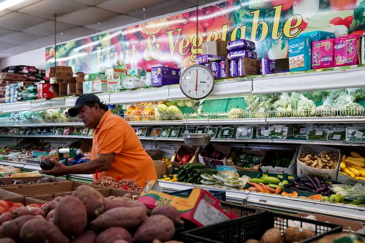 Mens fødevarepriserne ser ud til at bevæge sig i den rigtige retning i USA, er boligmarkedet årsag til, at inflationen steg en smule i februar i forhold til januar. Foto: Sarah Silbiger/Ritzau Scanpix