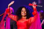 Diana Ross ses her på et koncertbillede fra maj 2023.  Foto: Mike Blake/Ritzau Scanpix