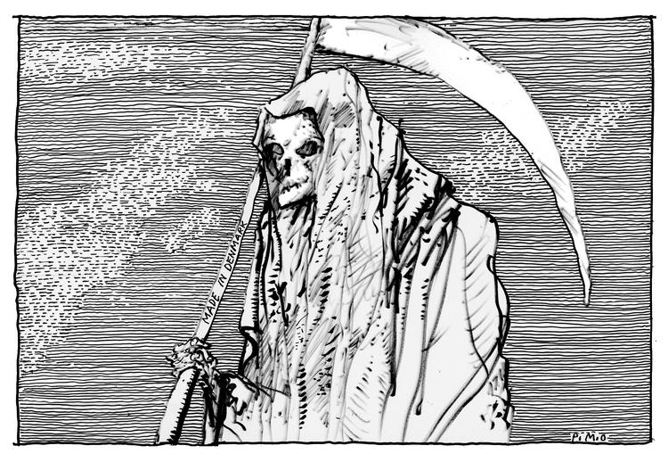 Tegning: Per Marquard Otzen Tegning Per Marquard Otzen