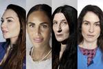 Mascha Vang, Anna Seneca, Ayşe Dudu Tepe og Emma Rosenzweig har fået nok af den anonyme sladder på Reddit. Så i dag står de frem.   Foto: Thomas Borberg
