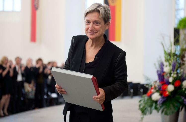 Judith Butler finder det »historisk korrekt« at betegne Hamas-massakren 7. oktober i fjor som »et væbnet oprør«. Foto: Thomas Lohnes/Ritzau Scanpix