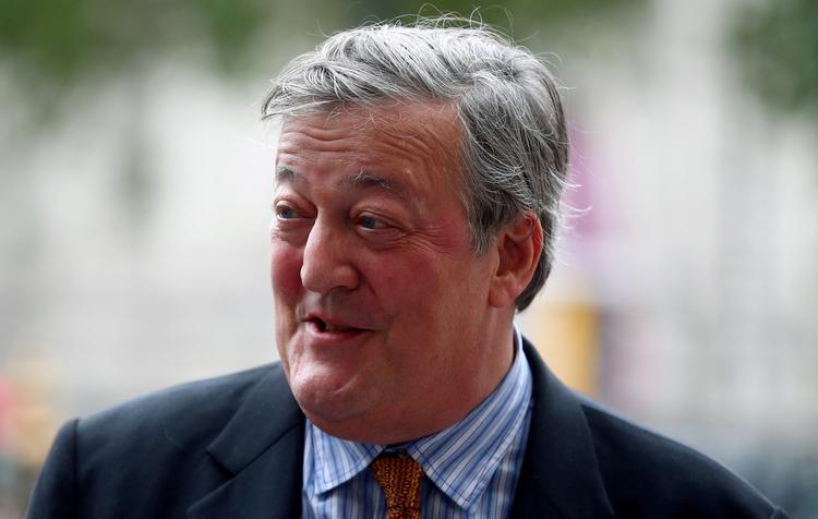 Skuespilleren Stephen Fry er en af landets mest kendte liberale kunstnere. Men også medlem af kvindeekskluderende loge.  Foto: Hannah Mckay/Ritzau Scanpix