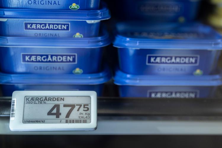 Da inflationen var på sit højeste i slutningen af 2022, var blandt andet smør noget af det, som steg mest i pris. Siden er priserne faldet. Foto: Christian Falck Wolff