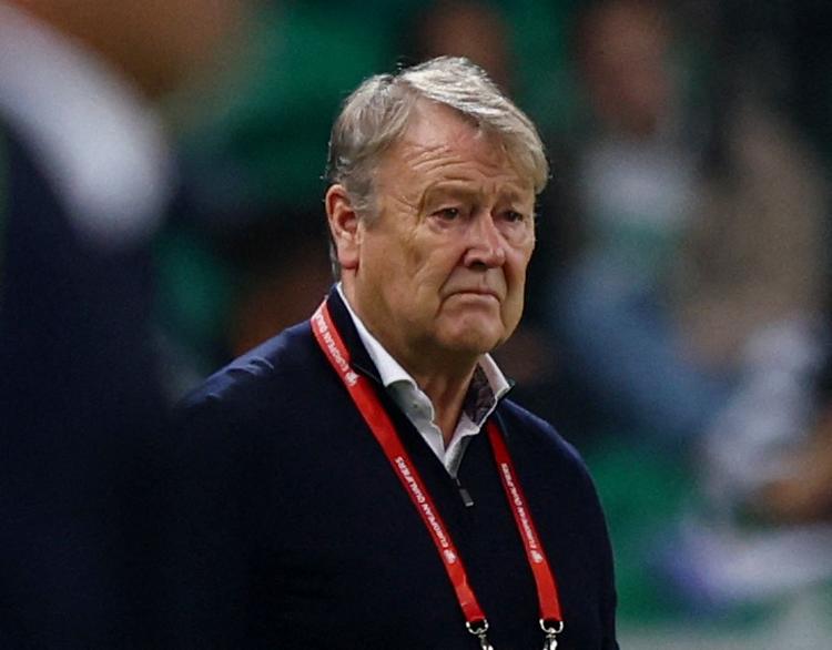 Efter at have været landstræner i både Norge og Danmark, har Åge Hareide det seneste år haft Island som arbejdsgiver.  Foto: Pedro Nunes/Ritzau Scanpix