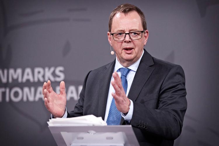 Renten skal stadig være med til at dæmpe inflationen, lyder det fra Christian Kettel Thomsen, direktør i Danmarks Nationalbank    Foto: Jens Dresling
