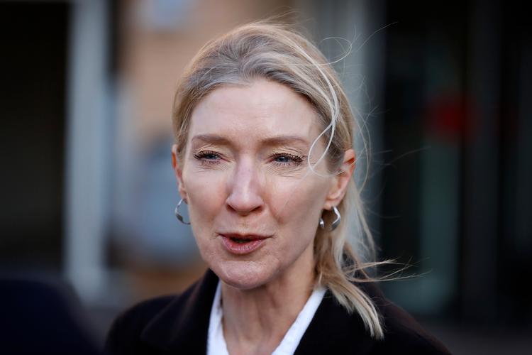 Specialanklager Marie Tullin fotograferet på vej til et tidligere retsmøde.  Foto: Jens Dresling