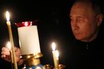 Vladimir Putin og de russiske mediers udlægning af, hvem der stod bag weekendens terrorangreb i Moskva, ligger et stykke fra Vestens udlægning af samme.  Foto: Mikhail Metzel/Ritzau Scanpix