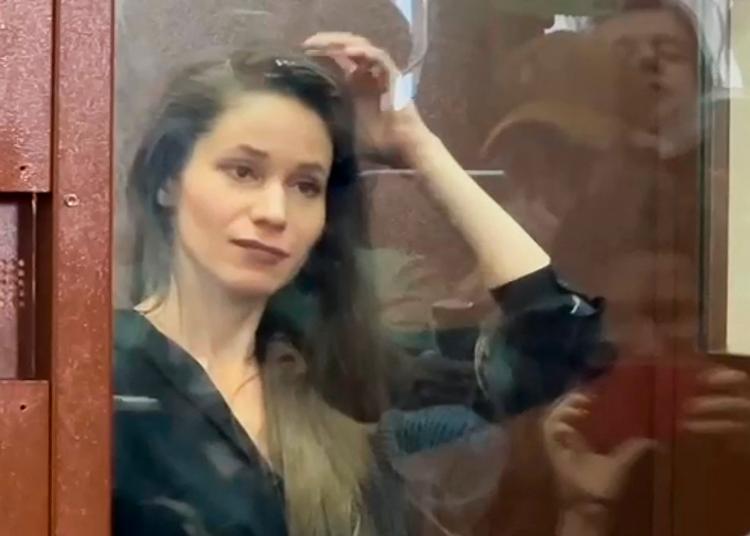 Domstolen i Moskva har offentliggjort dette billede af Antonina Kravtsova.  Foto: Handout/Ritzau Scanpix