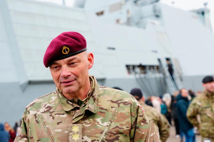 Onsdag aften blev generalmajor Michael Wiggers Hyldgaard udnævnet til fungerende forsvarschef. Foto: Ida Marie Odgaard/Ritzau Scanpix