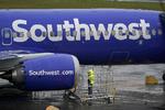 Det var et Boeing-fly fra luftfartsselskabet Southwest, der tabte motorskjoldet.  Arkivfoto Ted S. Warren