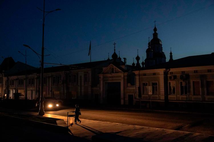Storbyen Kharkiv er uden strøm som følge af russernes angreb på ukrainske energianlæg. Foto: Roman Pilipey/Ritzau Scanpix