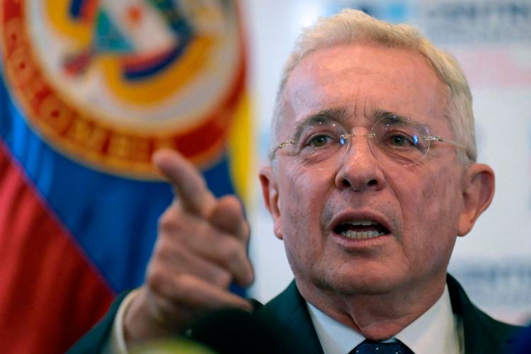 Uribe var præsident i Colombia mellem 2002 og 2010.  Foto: Juan Barreto/Ritzau Scanpix