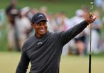 Tiger Woods er en populær mand på Augusta, hvor han kan vinde Masters for sjette gang. Det vil være en historisk præstation, hvis det lykkes. Foto: Mike Blake/Ritzau Scanpix