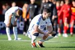 For anden gang i denne sæson måtte FCK-spillerne være triste over at have tabt to kampe i træk, da FC Nordsjælland i søndags sejrede 2-1 i Farum. Foto: Jens Dresling