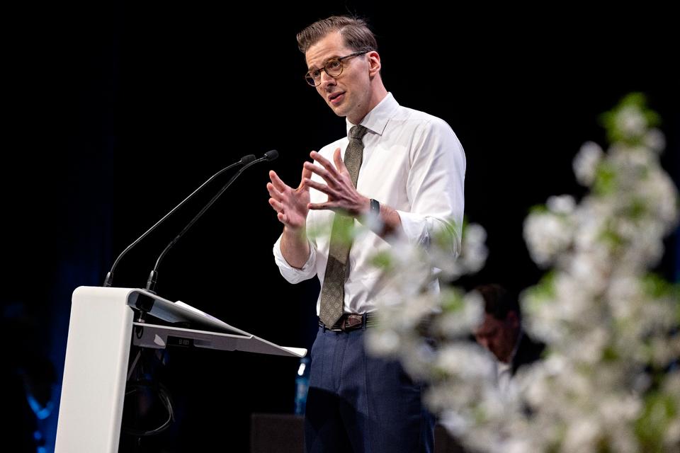 Alex Vanopslagh har ingen planer om at melde sig som statsministerkandidat, siger han på partiets landsmøde. Foto: Jacob Ehrbahn