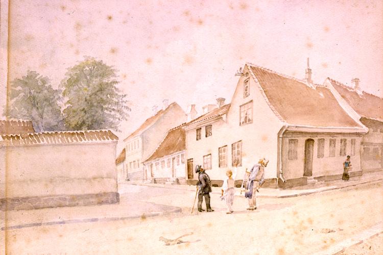 Tegning Frederik Visby/Aarhusarkivet.dk.  