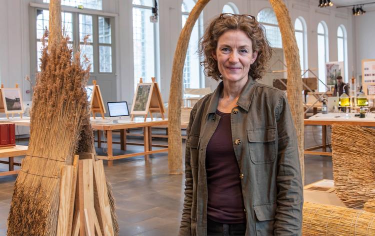 Anne Beim forsker i nye byggematerialer til byggeindustrien.  Foto: Jens Frederiksen
