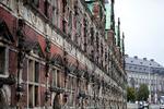 Børsen var med sine 400 år en af hovedstadens ældste bygninger, da den under restaurering brød i brand 16. april i år og næsten forgik.  Foto: Niels Hougaard/Ritzau Scanpix
