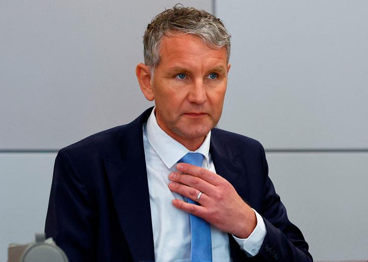 52-årige Björn Höcke er tiltalt for at have brugt en naziparole. Foto: Fabrizio Bensch/Ritzau Scanpix