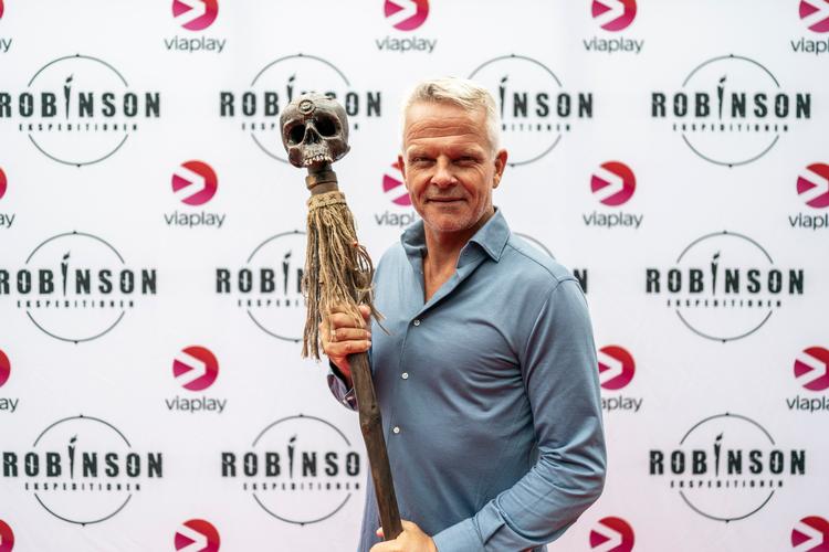 Viaplays mest profilerede program er 'Robinson Ekspeditionen', der sidste år kunne fejre 25 års-jubilæum. På billedet ses værten Jakob Kjeldberg. Foto: Rasmus Flindt Pedersen/Ekstra Bladet