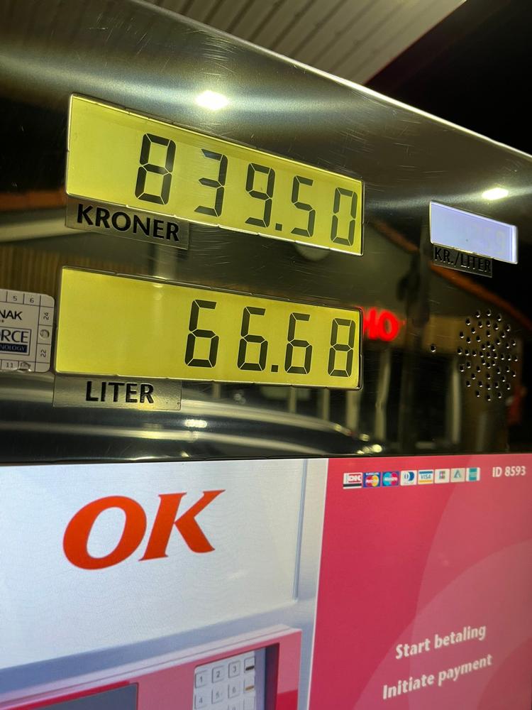 Billedet her lagde Inger Støjberg op på det sociale medie X, og det satte gang i en debat om dieselbiler over for elbiler. Blandt andet om, hvilken af biltyperne, der er billigst.  