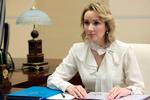 den russiske præsidents børnerettighedskommissær, Maria Lvova-Belova, fortæller om udvekslingen af børn. Hun er iøvrigt mistænkt og eftersøgt for at stå bag ulovlige deportationer af børn i Ukraine.  Arkivfoto Mikhail Metzel