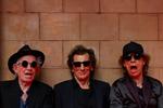 Keith Richards, Ronnie Wood og Mick Jagger foreviget i London i september sidste år i anledning af udgivelsen af deres album 'Hackney Diamonds'. Foto: Toby Melville/Ritzau Scanpix