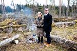 I april havde Petteri Orpo besøg af kommissionsformand Ursula von der Leyen i Lappeenranta og Imatra nær den lange finske grænse til Rusland. Foto: Lauri Heikkinen/den finske regering