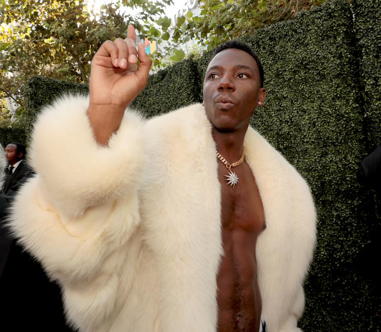 I 2022 vandt Jerrod Carmichael en Emmy for exceptionel komisk fortællekunst med den kontroversielle 'Rothaniel'. En ny serie beskriver i detaljer hans problemer med at skaffe en date til prisuddelingen i Microsoft Theater in Los Angeles.  Arkivfoto Al Seib