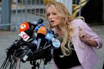 Stephanie Clifford - også kendt som Stormy Daniels - i New York den 16. april 2018. Foto: Lucas Jackson/Ritzau Scanpix