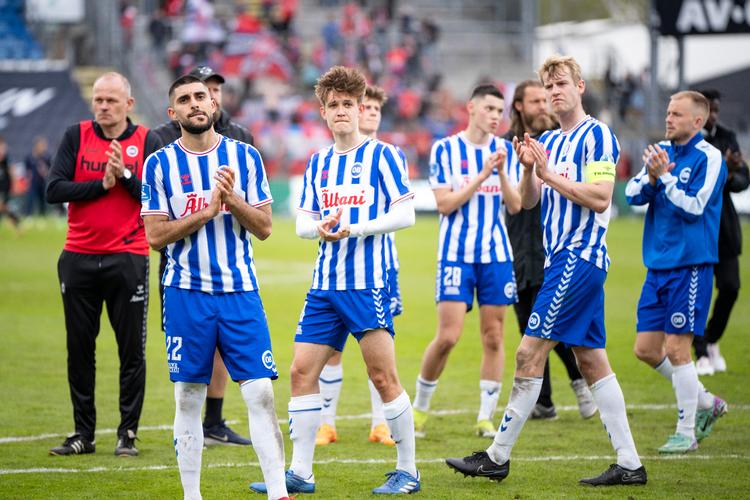 OB har hentet 23 af 26 point på udebane, inden de mandag spiller en vigtig kamp mod Vejle – på udebane. Foto: Bo Amstrup/Ritzau Scanpix