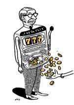 Kunstnere siger TAK til Kunstfonden fra deres Facebook-profiler, men så viste det sig at det var Kunstfonden der havde bedt dem gøre det. Foto: Philip Ytournel/POLITIKEN