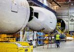 En 787 Dreamliner bliver samlet på Boeings fabrik i North Charleston. Foto: Pool/Ritzau Scanpix