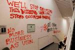 Ødelæggelser på biblioteket ved universitetet i Portland, der har været besat af antiisraelske demonstranter. Foto: John Rudoff/Ritzau Scanpix